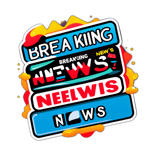ס sticker של חדשות מרגשות