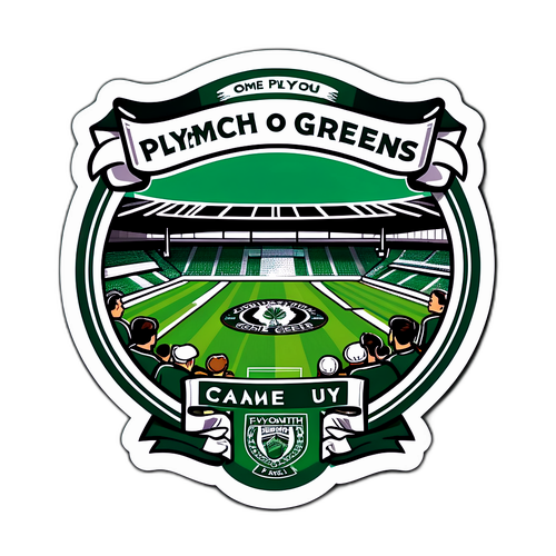 Stiker Stadion Home Park Plymouth Argyle