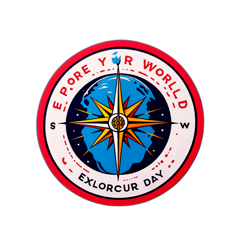 Stiker para sa Araw ni Columbus