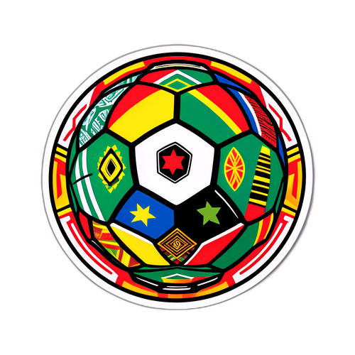 Fotball med afrikanske kulturelle motiver