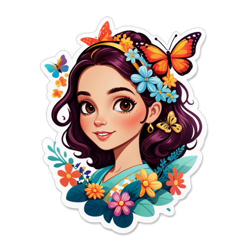 Enchanted Sticker med Ella Victoria Carlsen