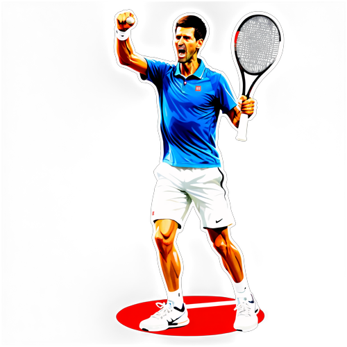 Sticker Inspirador: Djokovic