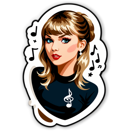 Stiker Bergaya Taylor Swift: Ekspresikan Cinta Musikmu dengan Sentuhan Kreatif!