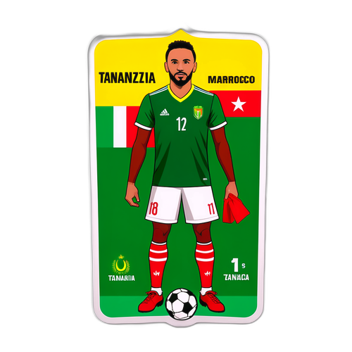 Sticker ya Tanzania vs Morocco