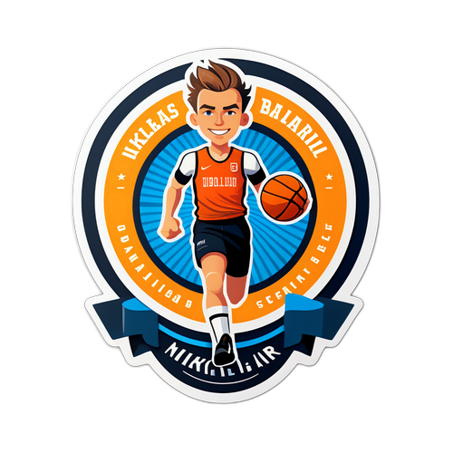 Moderne klistremerke for Niklas Baarli