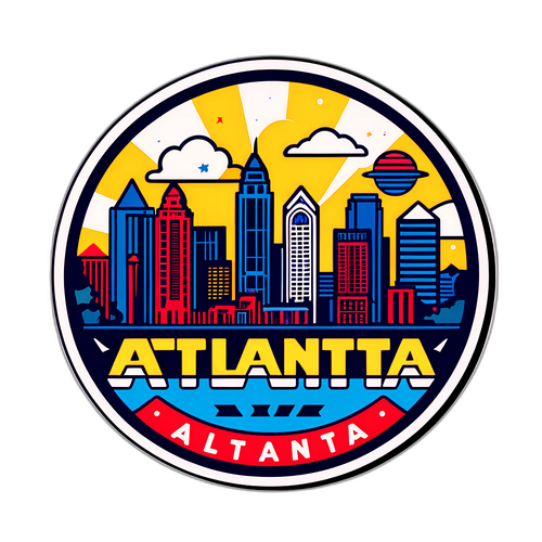 Arte gráfico de Atlanta con un toque urbano