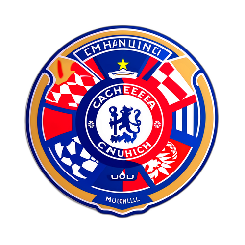 Pinagsamang Logo ng Bayern Munich at Chelsea