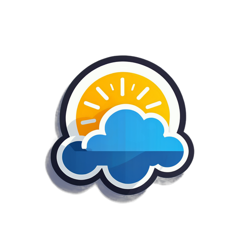 계절별 날씨 아이콘 스티커