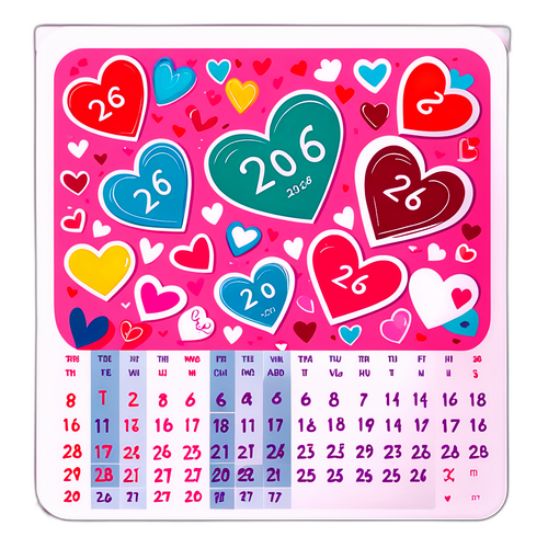 Makulay na Kalendaryo ng Pebrero 2026