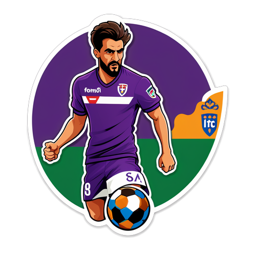 Adesivo per la partita Fiorentina-Empoli