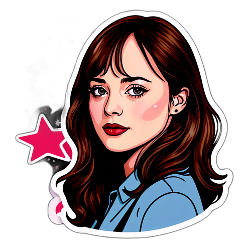 Sticker med Dakota Johnson