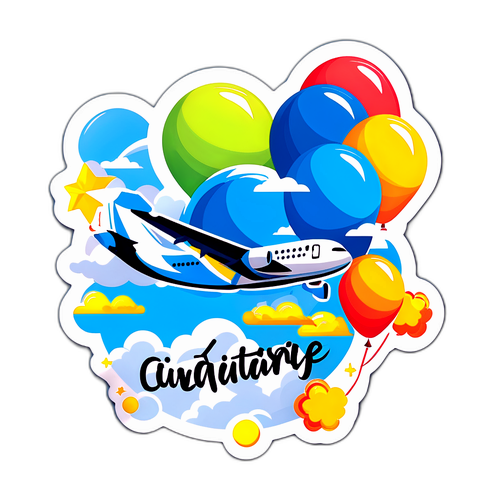 Avião Gol no Céu Azul