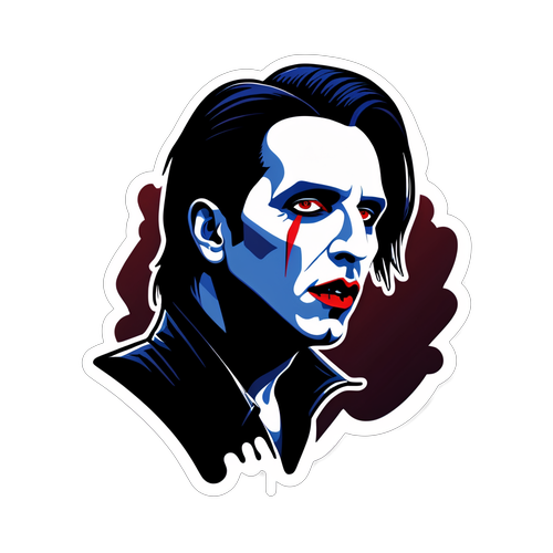 Marilyn Manson Art-Inspired Sticker