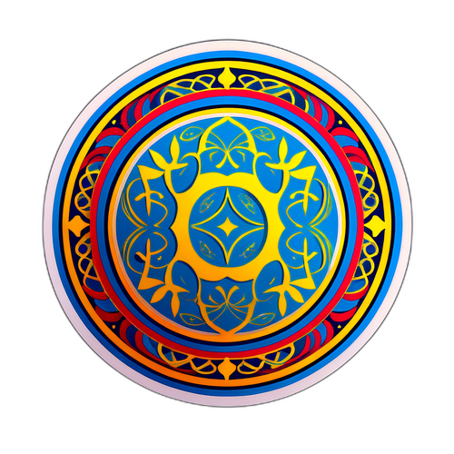 Marokkanisches Motiv mit Fußballgrafik