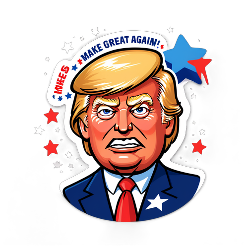Donald Trump Karakter Buborék