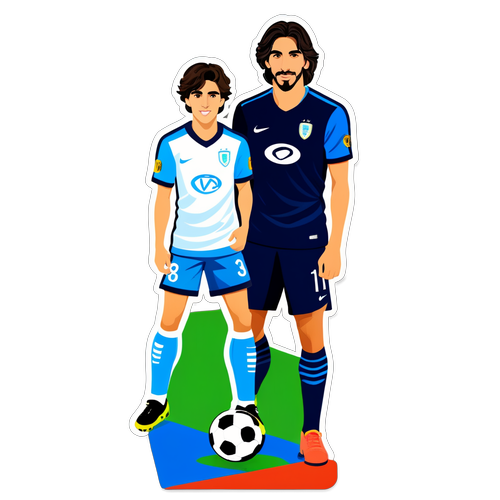 Adesivo Sportivo Sandro Tonali e Yildiz