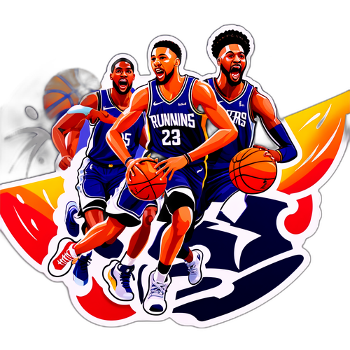 NBA 球隊對決貼紙設計