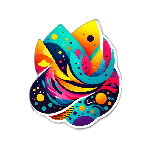 Pestré vzory a abstraktní tvary