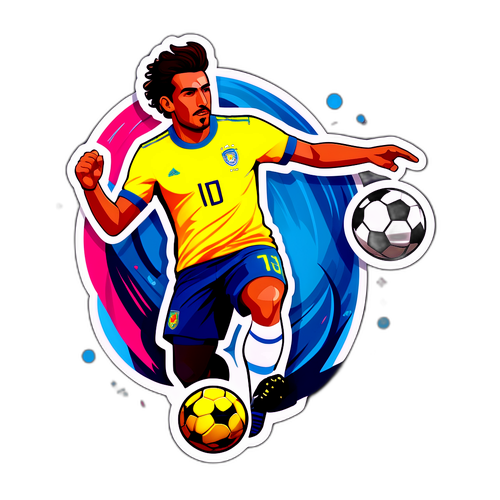 Uchoraji wa Camilo Durán katika Mpira wa Miguu