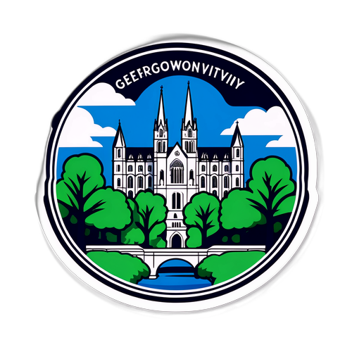 Georgetown University Scenic Sticker