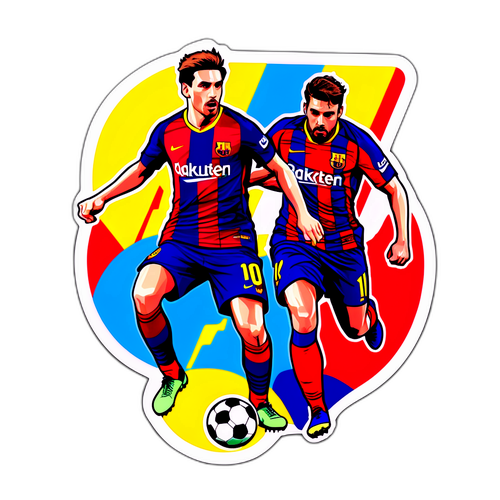 Δυναμική και Δραματική Εικόνα του Αντιπάλου Αγώνα μεταξύ Μπαρτσελόνα και Αθλέτικο Μαδρίτης