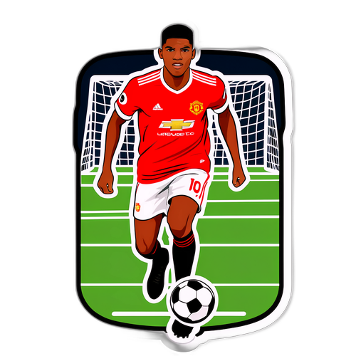 मार्कस रैशफोर्ड प्रेरणादायक स्टिकर