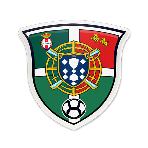 Furaha Yangu Kuunga Mkono Timu Yetu: Sticker ya Picha ya Soka ya Portugal FC!