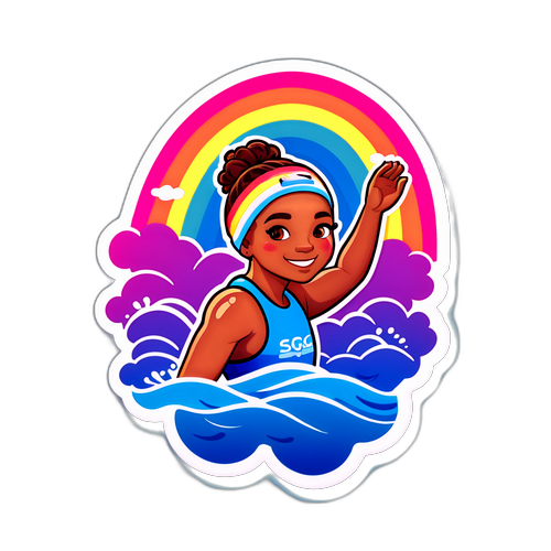 Isang Sticker ng Paglangoy ni Lia Thomas