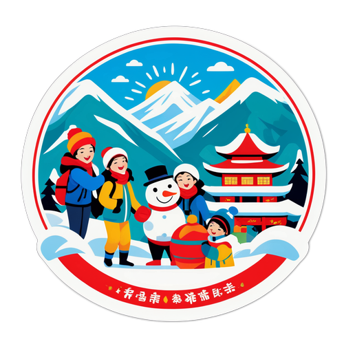 欢乐春季旅游场景