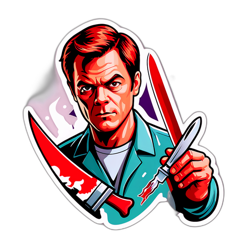 Sticker Inspiré par le Mystère de Dexter