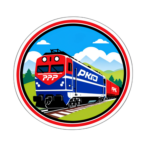 Stickers z logo PKP Cargo