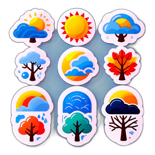 Những khác biệt về thời tiết của các mùa: xuân, hạ, thu, đông