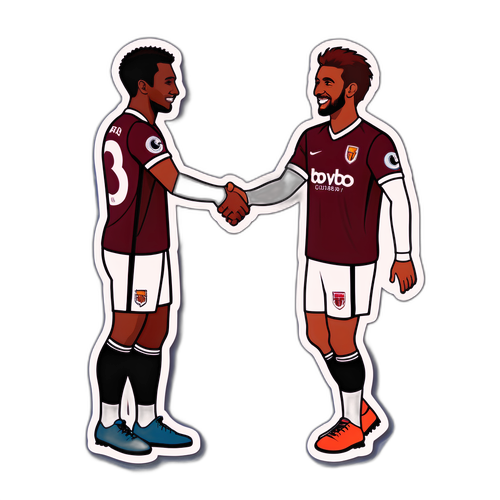 Wasanii wa Bradford City na Grimsby Town wakishikana mikono