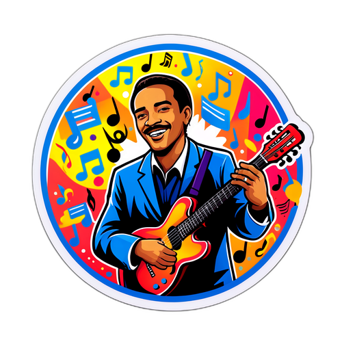 Milton Delgado tocando música