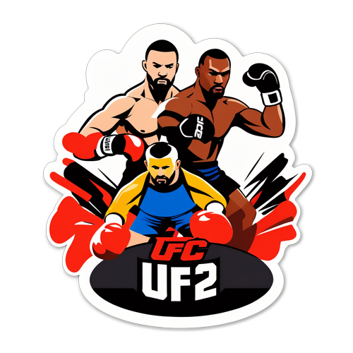 UFC 312 Klistermärke