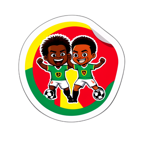 Những chiếc sticker hài hước về trận đấu Angola vs Madagascar