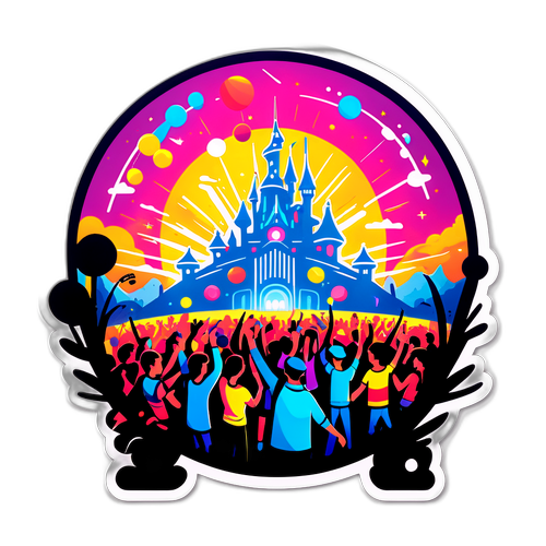 Peisajul festivalului Tomorrowland