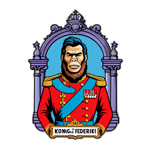 Kong Frederik ved et kongeligt arrangement