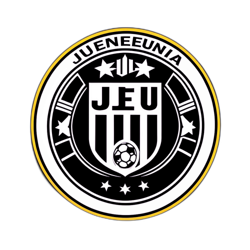 Juventus Inspirerad Klistermärke