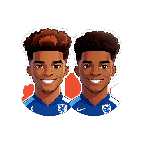 Fújd fel a Szurkolói Lángot! Ollie Watkins és Kane Személyre Szabott Matrica a Futball Ünnepére!