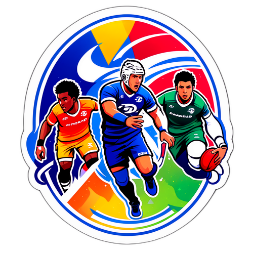 Autocollant coloré pour le classement Pro D2