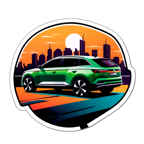 Moderní design Škoda Epiq s futuristickými prvky