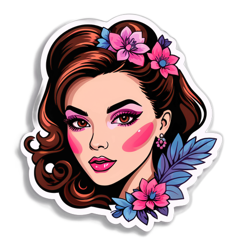 Adesivo de Beleza e Maquiagem