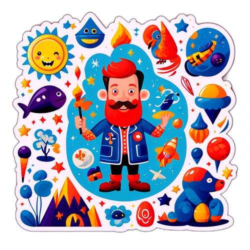 Esben Dalgaard i en skør stil