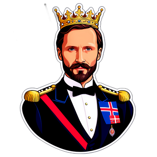 Kronprins Haakon i kongelig setting