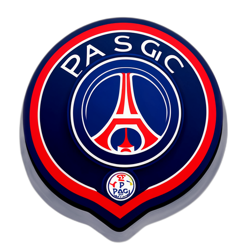 PSG:n logo ja stadionikuva