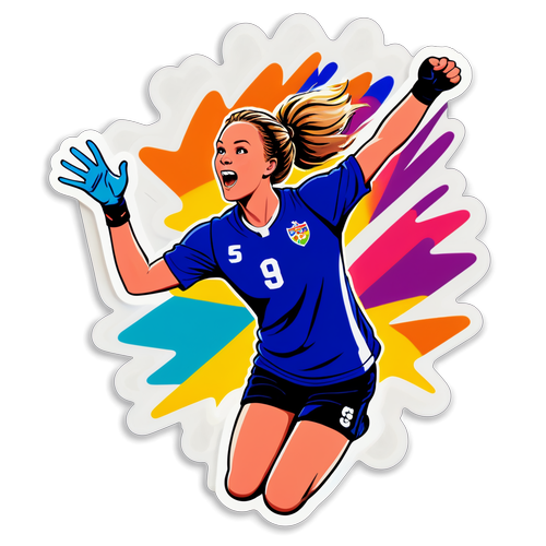 Vibrant Stine Oftedal Sticker