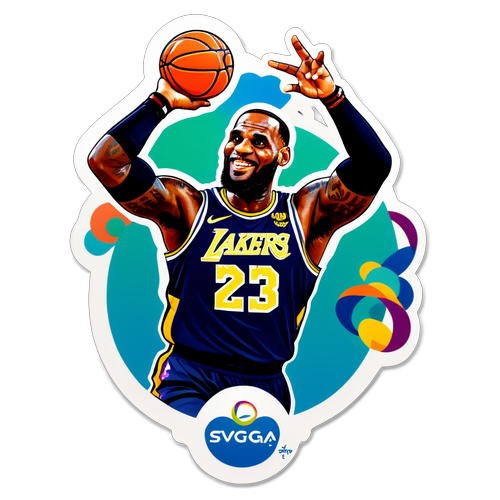 LeBron James' Fantastiske Øjeblik ved OL 2024: En Sticker, Der Fanger Sportens Ånd!