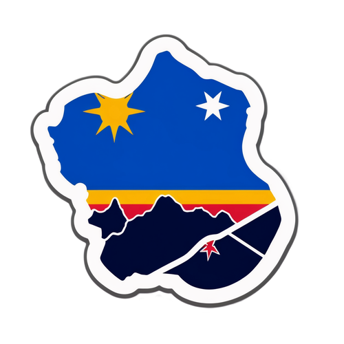 Mapa Estilizado de Cabo Verde