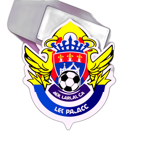 Стикер з футбольною тематикою матчу Кристал Пелас – АЕК Ларнака